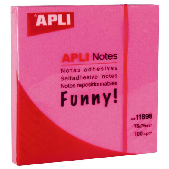 APLI 75x75 mm Self-Adhesive Notes 100 Units