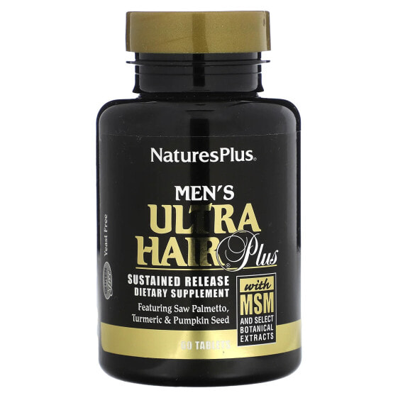 Men's Ultra Hair Plus, With MSM and Select Botanical Extracts, 60 Tablets