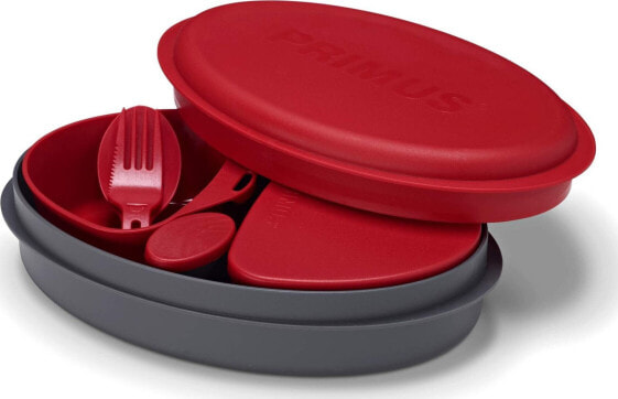 Zestaw naczyń turystycznych meal set - red