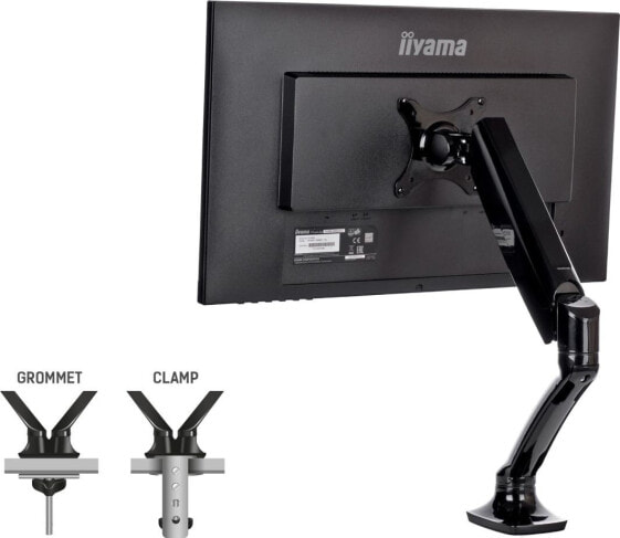 iiyama Uchwyt biurkowy na 2 monitory 10" - 27" (DS3002C-B1)