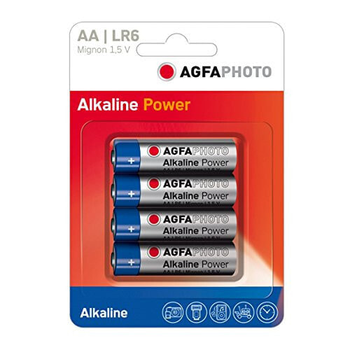 Батарейка Alkaline 4 x AA AgfaPhoto 110-802589