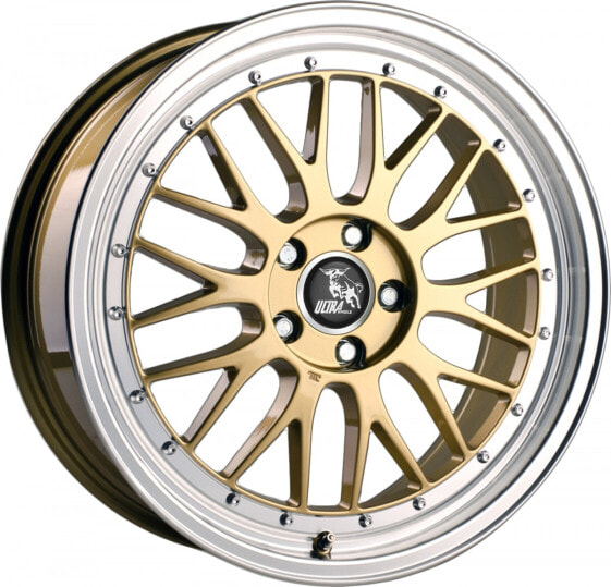 Колесный диск литой Ultra Wheels UA3 LM gold 8.5x19 ET35 - LK5/120 ML72.6