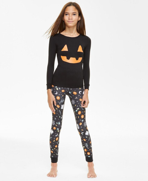 Little & Big Kids Spooky Mix It Snug-Fit Pajamas Set, Created for Macy's