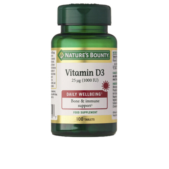 Витамин D3 1000 МЕ 100 таблеток Nature's Bounty