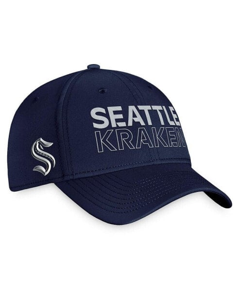 Men's Deep Sea Blue Seattle Kraken Authentic Pro Road Flex Hat