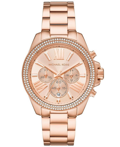 Women's Wren Chronograph Rose Gold-Tone Stainless Steel Watch 42mm