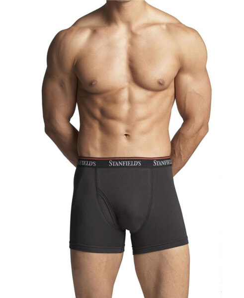 Cotton Stretch Men's 2 Pack Boxer Brief Underwear