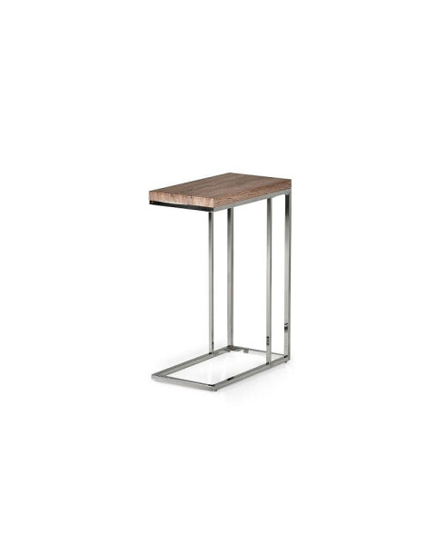 Steve Silver Lucia 10" x 18" Laminate Chairside End Table