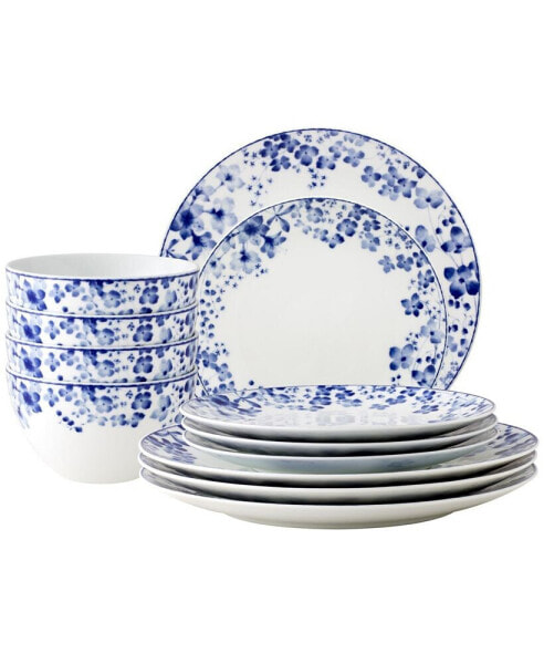 Bloomington Road 12-Piece Dinnerware Set, Service for 4