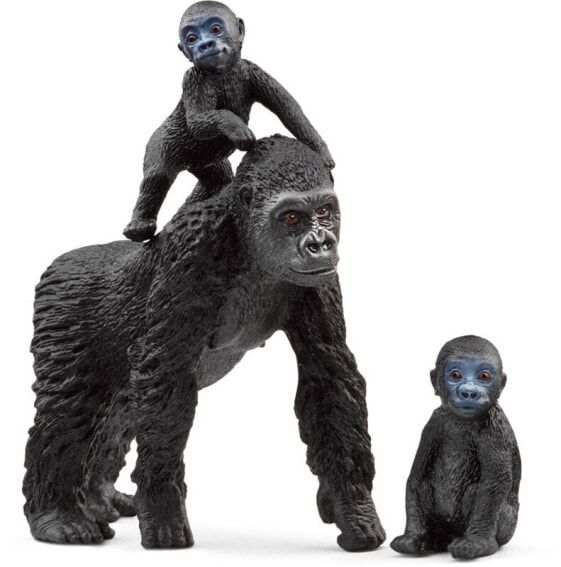 Фигурка Schleich Семья горилл на плоскости 42601