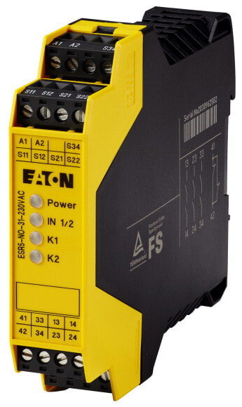 Eaton ESR5-NO-31-230VAC - Yellow - Vertical