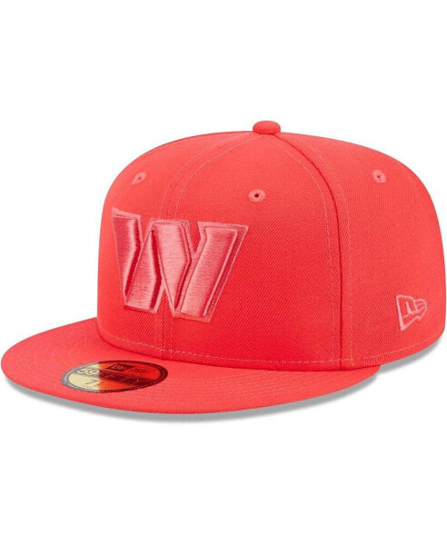 Men's Red Washington Commanders Color Pack Brights 59FIFTY Fitted Hat