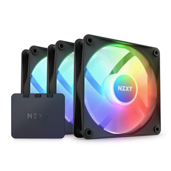 NZXT F120 Core RGB - Fan - 12 cm - 500 RPM - 1800 RPM - 33.88 dB - Black