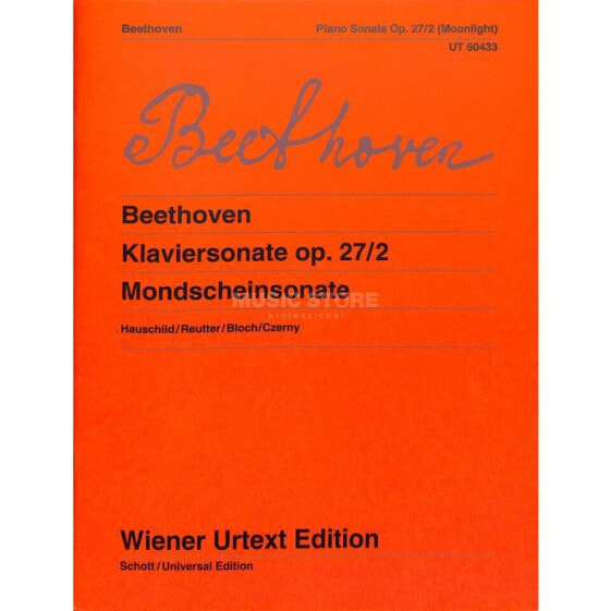 Wiener Urtext Ludwig van Beethoven: Mondscheinsonate op.27/2