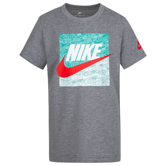 NIKE KIDS Practice Makes Futura Logo short sleeve T-shirt