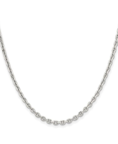 Chisel stainless Steel Polished 3.4mm Cable Chain Necklace