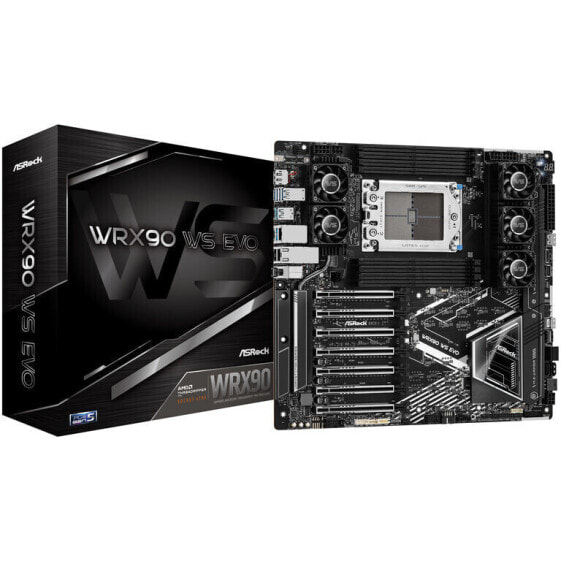 ASRock WRX90 WS EVO, AMD WRX90 Mainboard - Sockel sTR5, DDR5