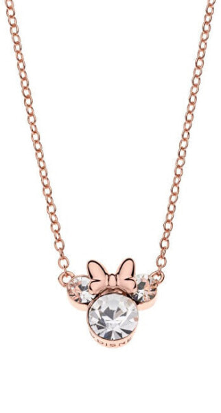 Gorgeous Minnie Mouse Bronze Necklace N902302PRWL-16