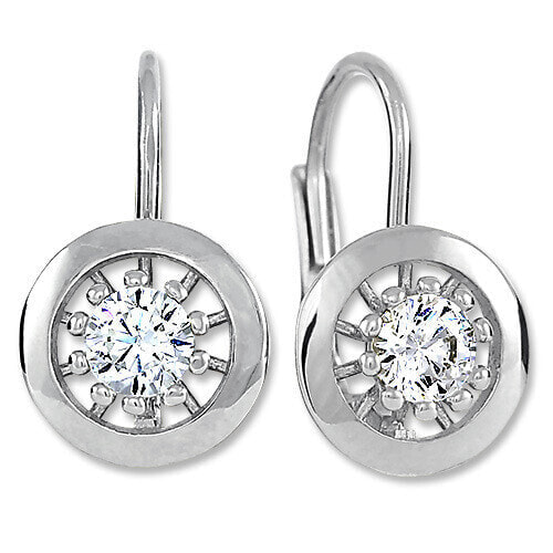 Серьги Brilio Silver Crystal Charms