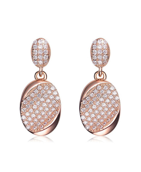 Серьги Genevive Rose Gold Overlay Dangle