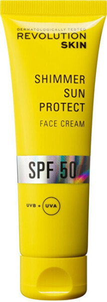 Face Cream SPF 50 Shimmer Sun Protect (Face Cream) 50 ml