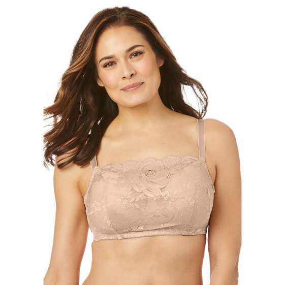 Plus Size Lace Wireless Cami Bra