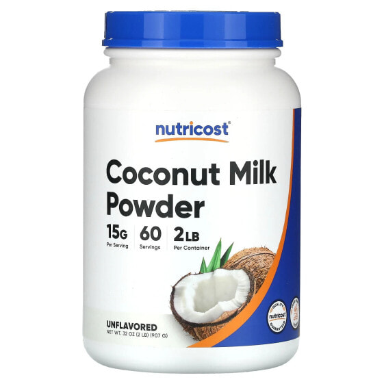 Сухое молоко Nutricost Coconut Milk Powder, без добавок, 907 г