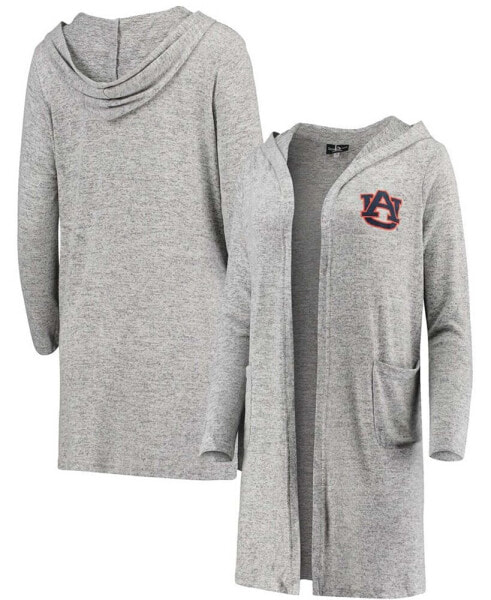 Кардиган Boxercraft женский мягкий и уютный Auburn Tigers Heathered Gray