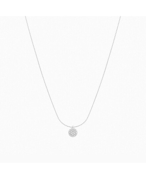 Bearfruit Jewelry blake Circle Pave Crystal Necklace