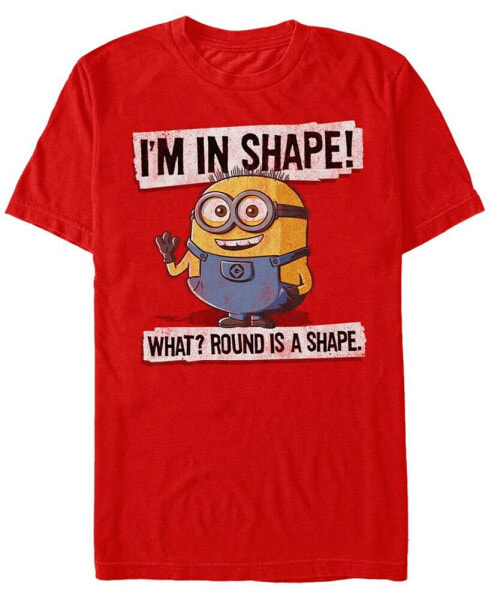 Minions Illumination Men's Despicable Me I'M In Shape Short Sleeve T-Shirt