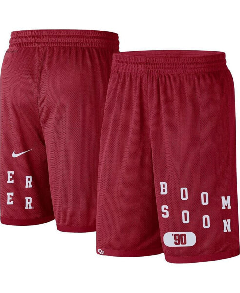 Men's Crimson Oklahoma Sooners Wordmark Performance Shorts