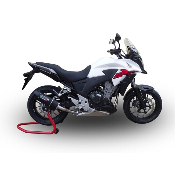 GPR EXHAUST SYSTEMS Furore Poppy Honda CB400 X 2013-2015 Oval homologated slip on muffler