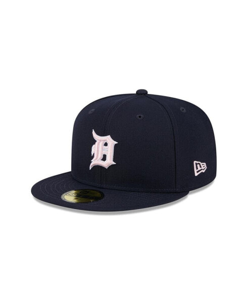 Men's Navy Detroit Tigers 2024 Mother's Day On-Field 59FIFTY Fitted Hat