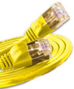 Wirewin U/UTP Cat6 - 0.5m - 0.5 m - Cat6a - U/UTP (UTP) - RJ-45 - RJ-45 - Yellow