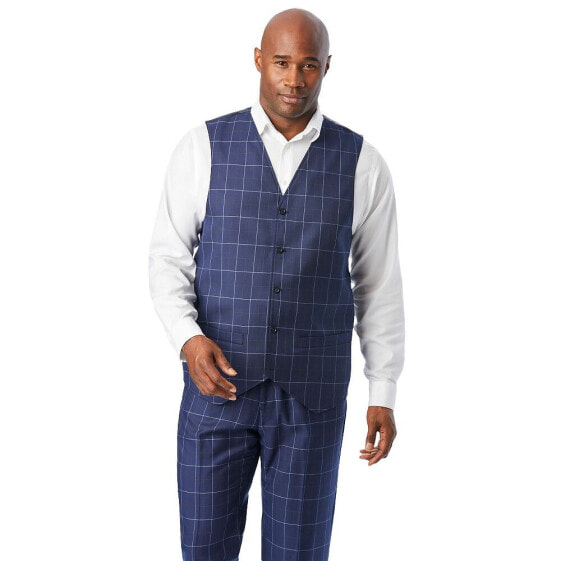 Big & Tall KS Signature Collection Easy Movement 5-Button Suit Vest