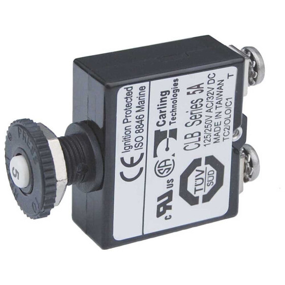 Автоматический выключатель Blue Sea Systems Circuit Breaker Push Button ST Switch 5 Ампер