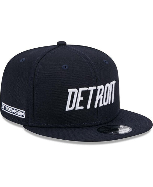 Men's Navy Detroit Tigers 2024 City Connect 9FIFTY Snapback Hat