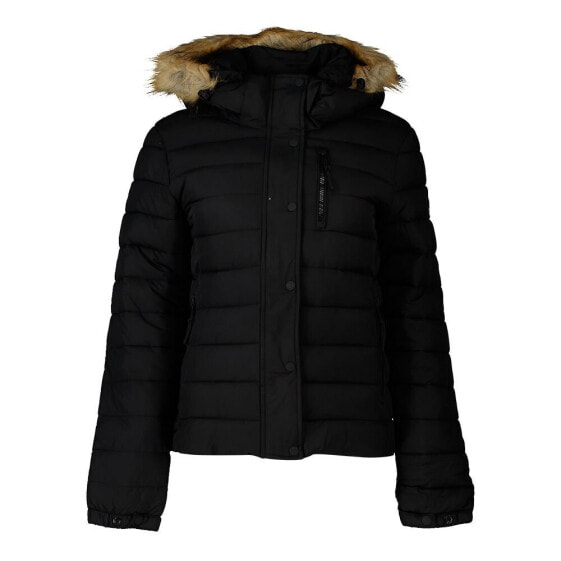 Двухслойная зимняя куртка с капюшоном Superdry Classic Faux Fur Fuji