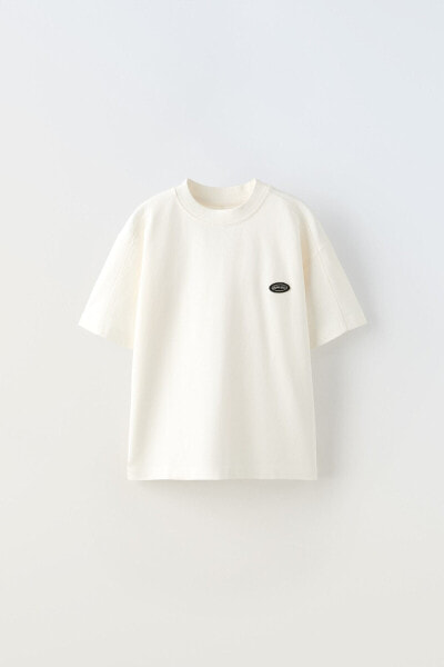 Heavy-weight embroidered t-shirt