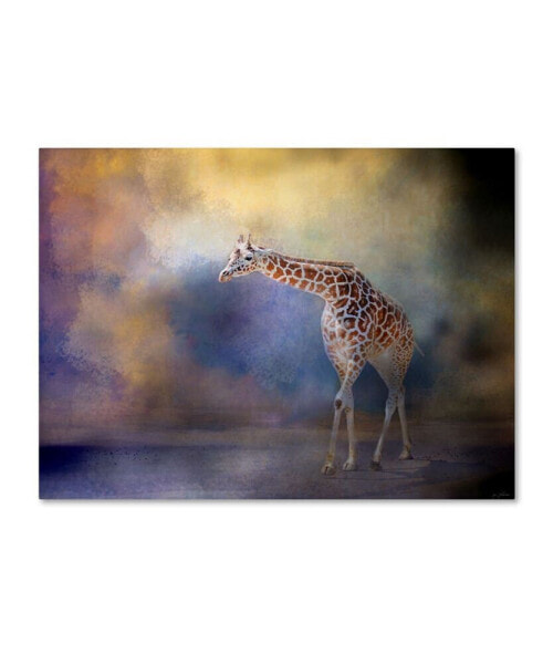 Jai Johnson 'Let The Sun Shine In Giraffe' Canvas Art - 19" x 14" x 2"