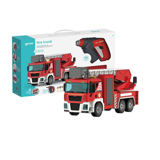 GIROS Diy L&S Fire Truck 95 Pieces