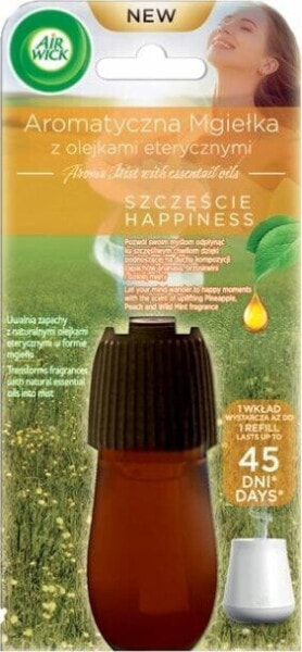 Air Wick AIR WICK_Aroma Mist Happiness aromatyczna mgielka z olejkami eterycznymi Ananas & Brzoskwinia & Dzika Mięta 20ml Refill