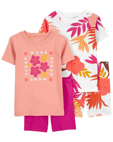 Пижама цветочная набор из 2 шт для малышей Carterʻs Baby