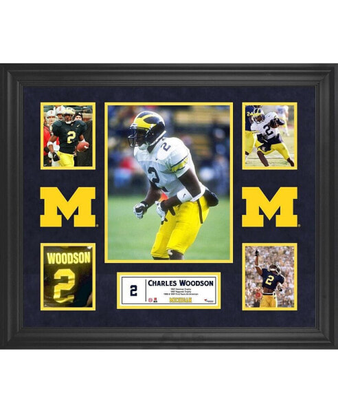 Charles Woodson Michigan Wolverines Framed 23'' x 27'' 5-Photo Collage