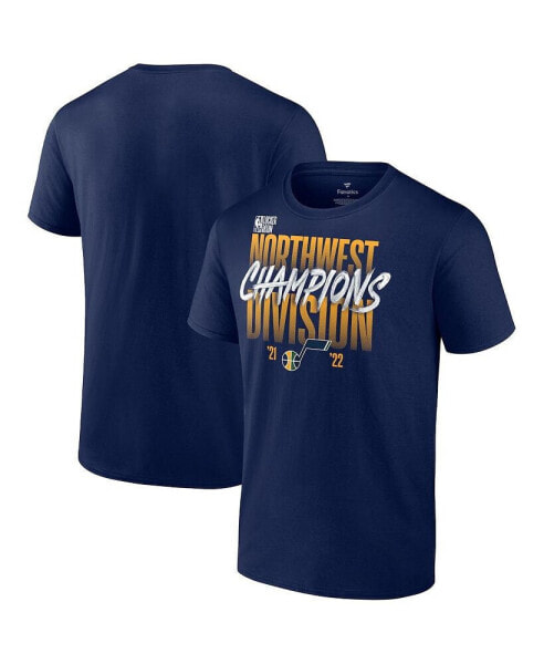 Men's Navy Utah Jazz 2022 Northwest Division Champions Locker Room T-shirt