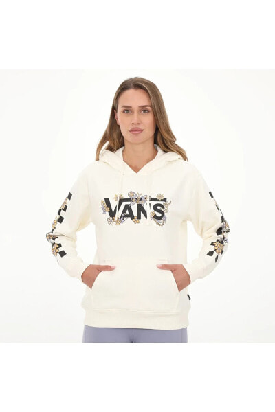 000A7EFS81-R Vans Wyld Trıppy Paısley Bff Hoodıe Kadın Sweatshirt Krem