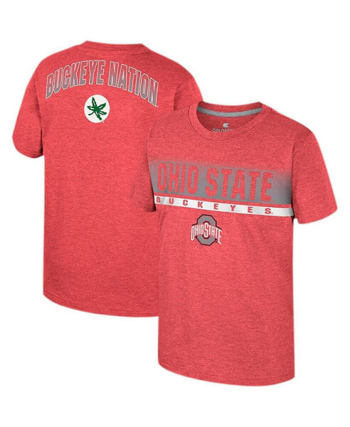 Big Boys Scarlet Ohio State Buckeyes Finn T-shirt