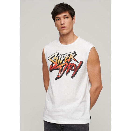 SUPERDRY Photographic Logo sleeveless T-shirt