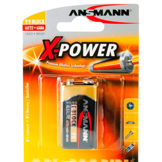 ANSMANN 1 9V Block X-Power Batteries