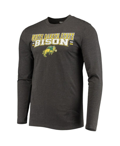 Youth Charcoal NDSU Bison Call the Shots Long Sleeve T-Shirt